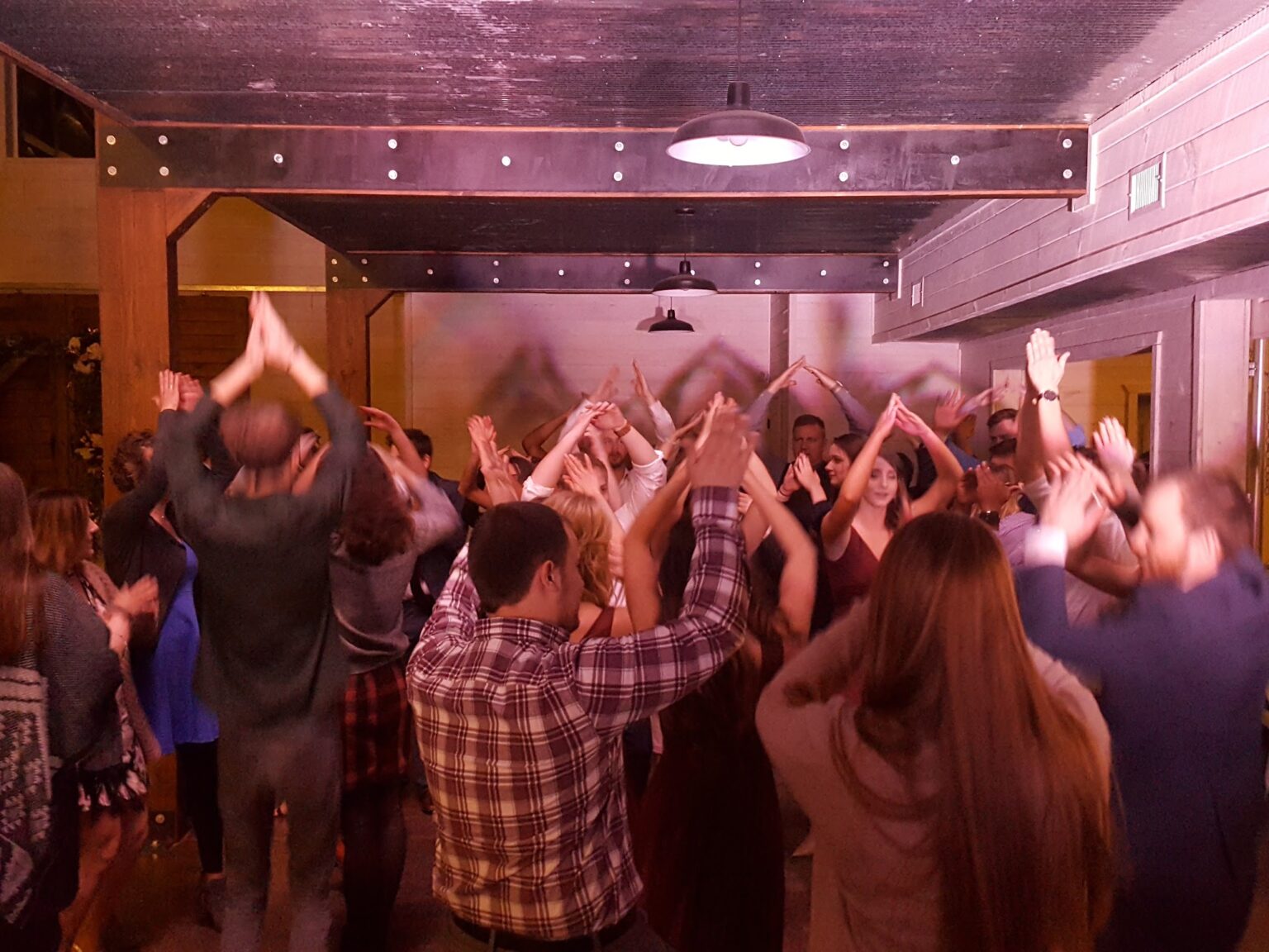 Wedding guests dancing at a Bridal Bliss reception